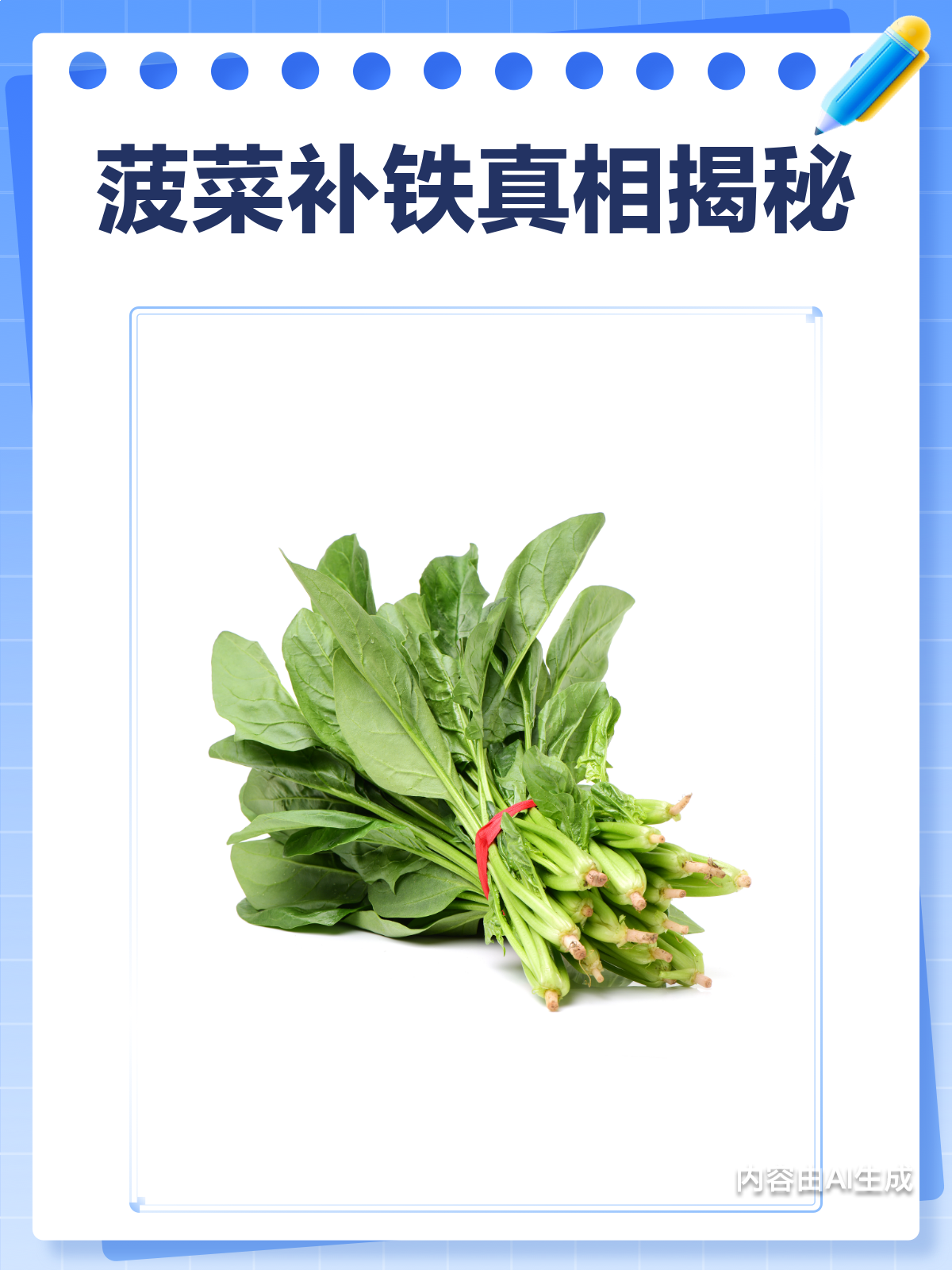 吃菠菜真的能补铁吗?真相来了!