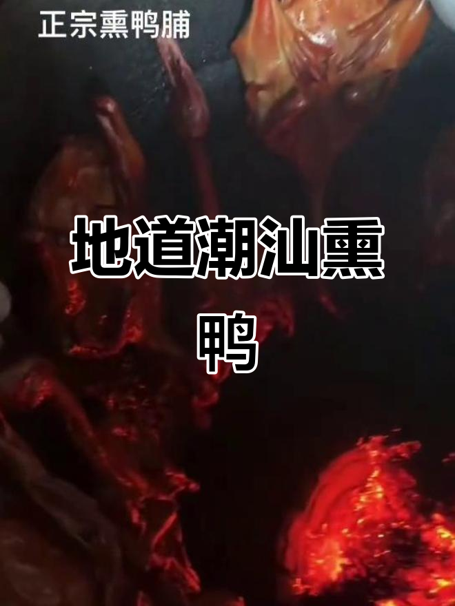 潮汕传统熏鸭脯,纯天然无添加,口感鲜美
