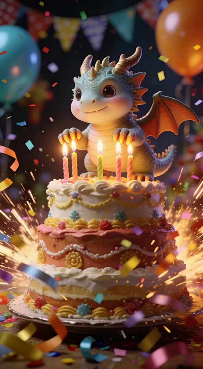 生日蛋糕跳跳龙