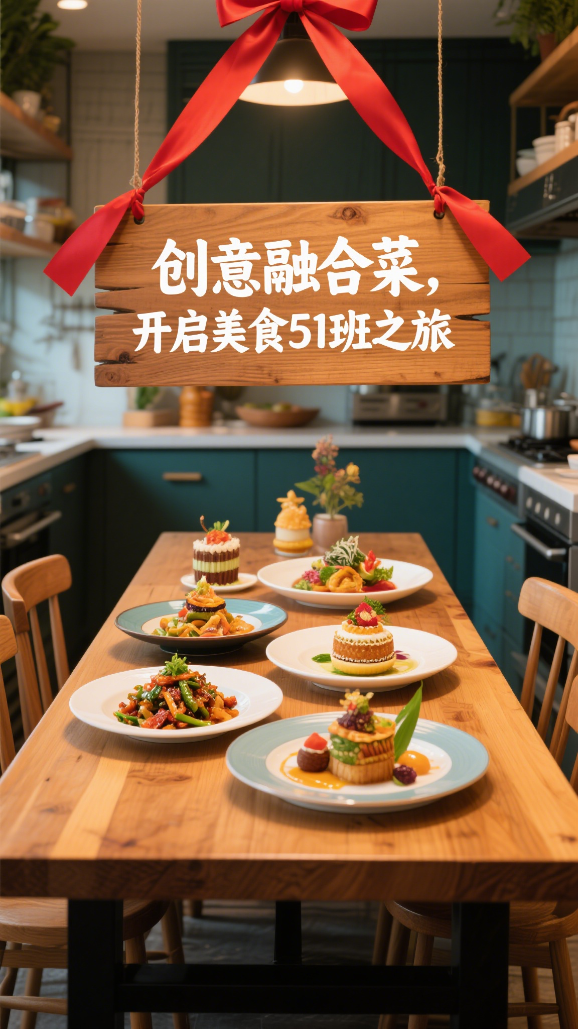 创意融合菜,开启美食51班之旅