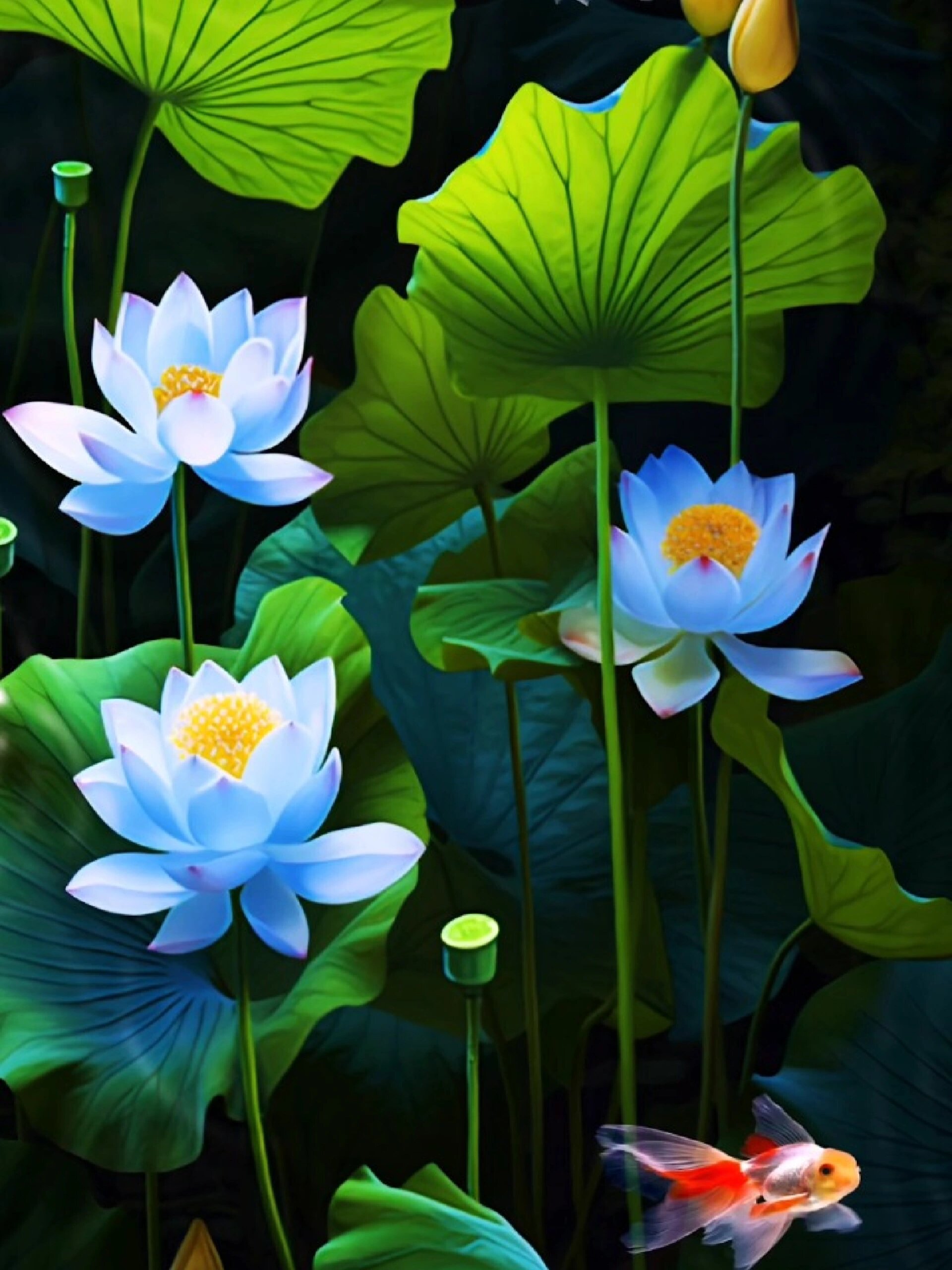 荷花动态壁纸