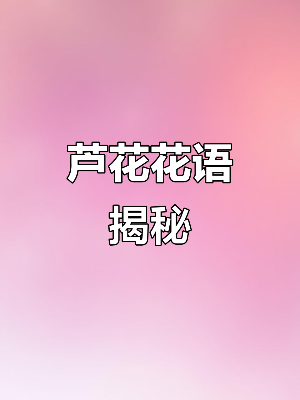 芦花的花期与象征意义,你了解吗?