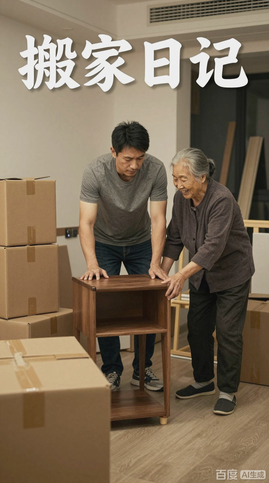 搬家虽累，但家人相伴就是幸福