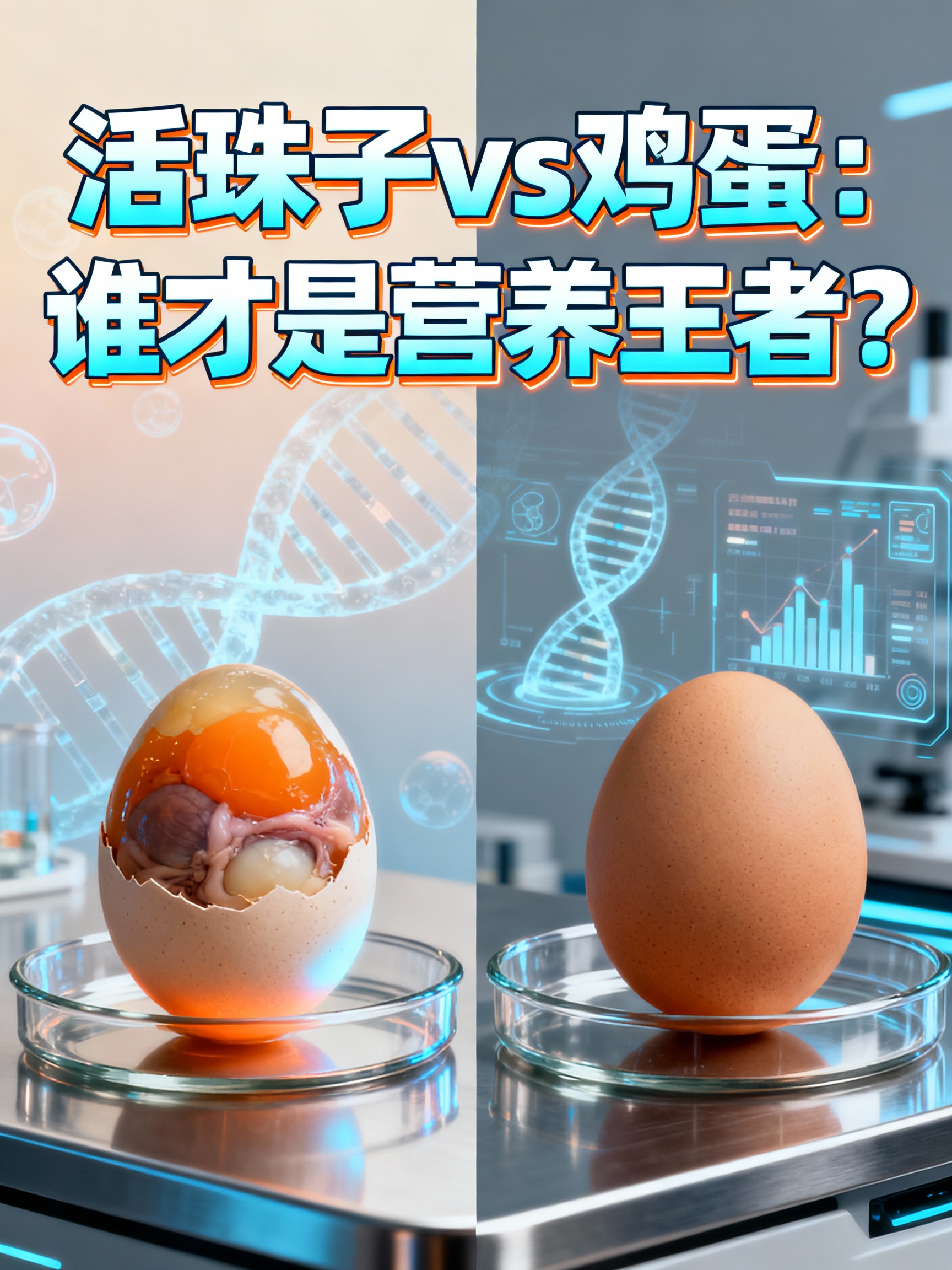 活珠子vs鸡蛋:谁才是营养王者?
