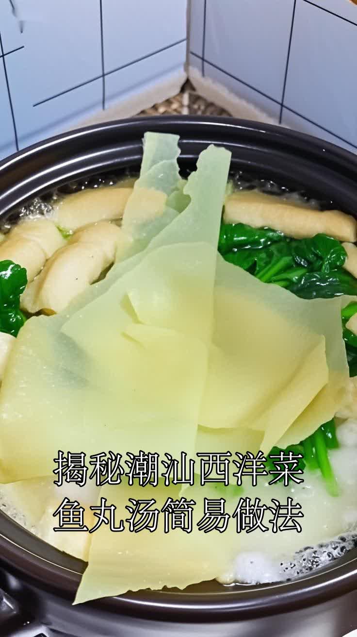 揭秘潮汕西洋菜鱼丸汤简易做法