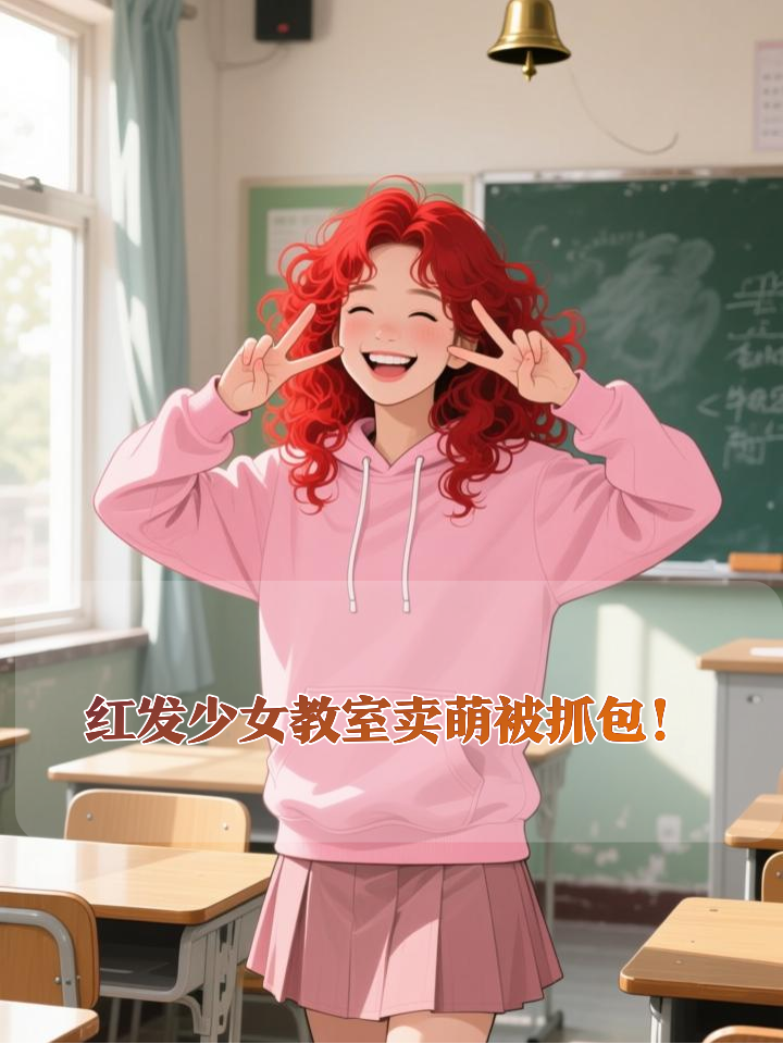 为救患病闺蜜,红发少女教室卖萌被老师撞破!