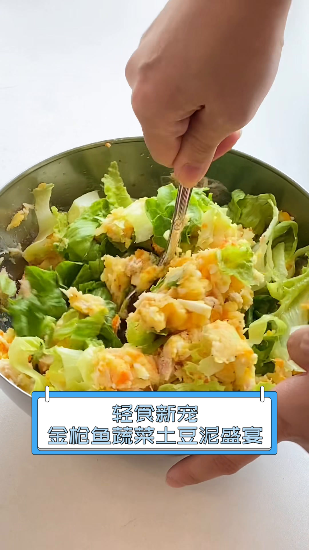 轻食新宠,金枪鱼蔬菜土豆泥盛宴