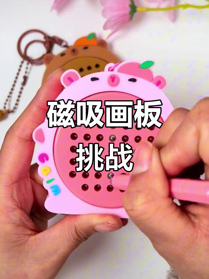 卡皮巴拉磁吸画板,字母汉字轻松写,复原挑战来试试!