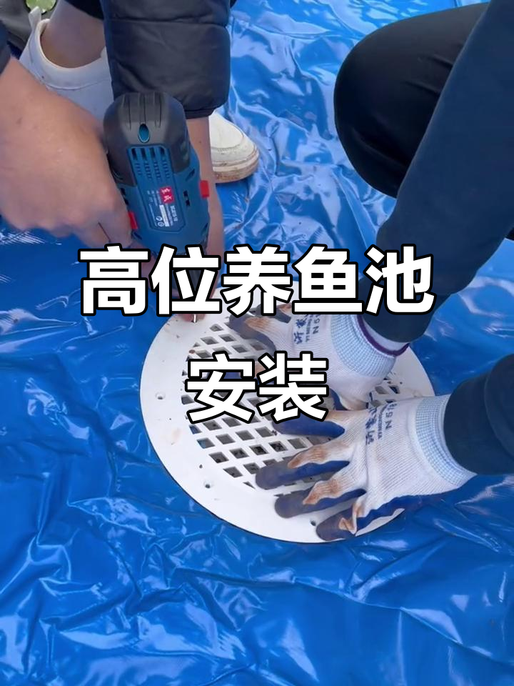 帆布鱼池安装全流程,轻松搞定高位养殖