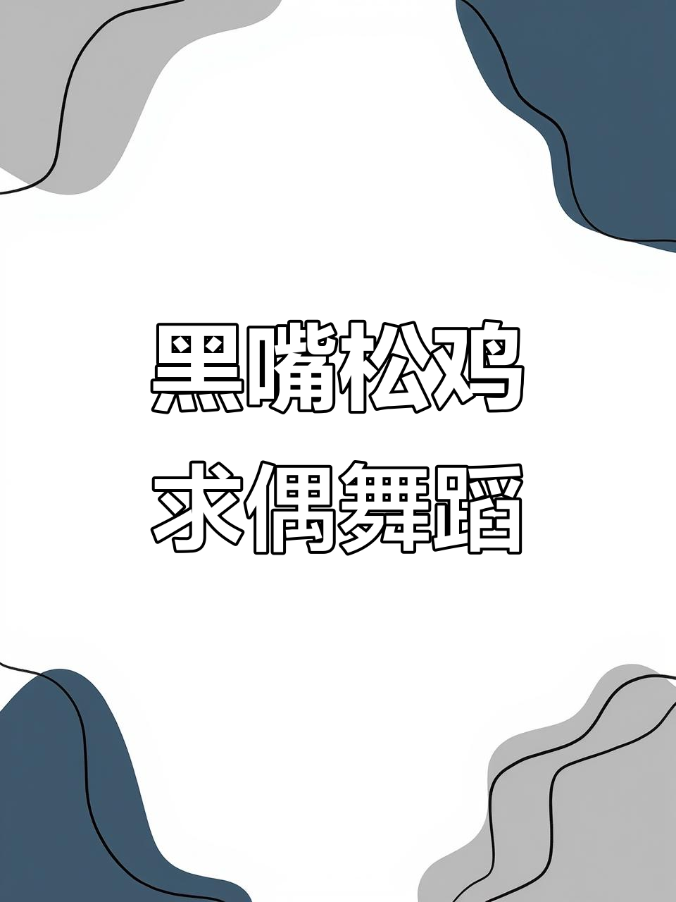 黑龙江黑嘴松鸡林中“跳舞求偶”,雄鸟展示独特舞姿