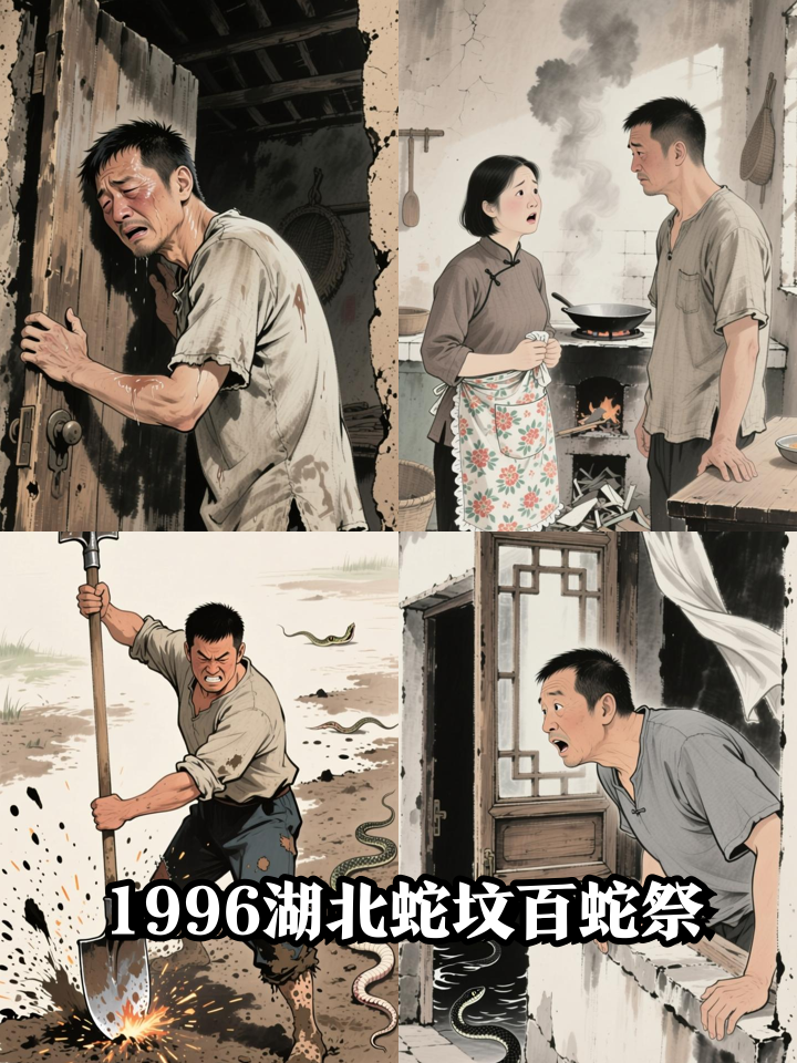 1996年，湖北老汉遇上百条蛇在无名坟头祭祀，怪事接二连三地发生