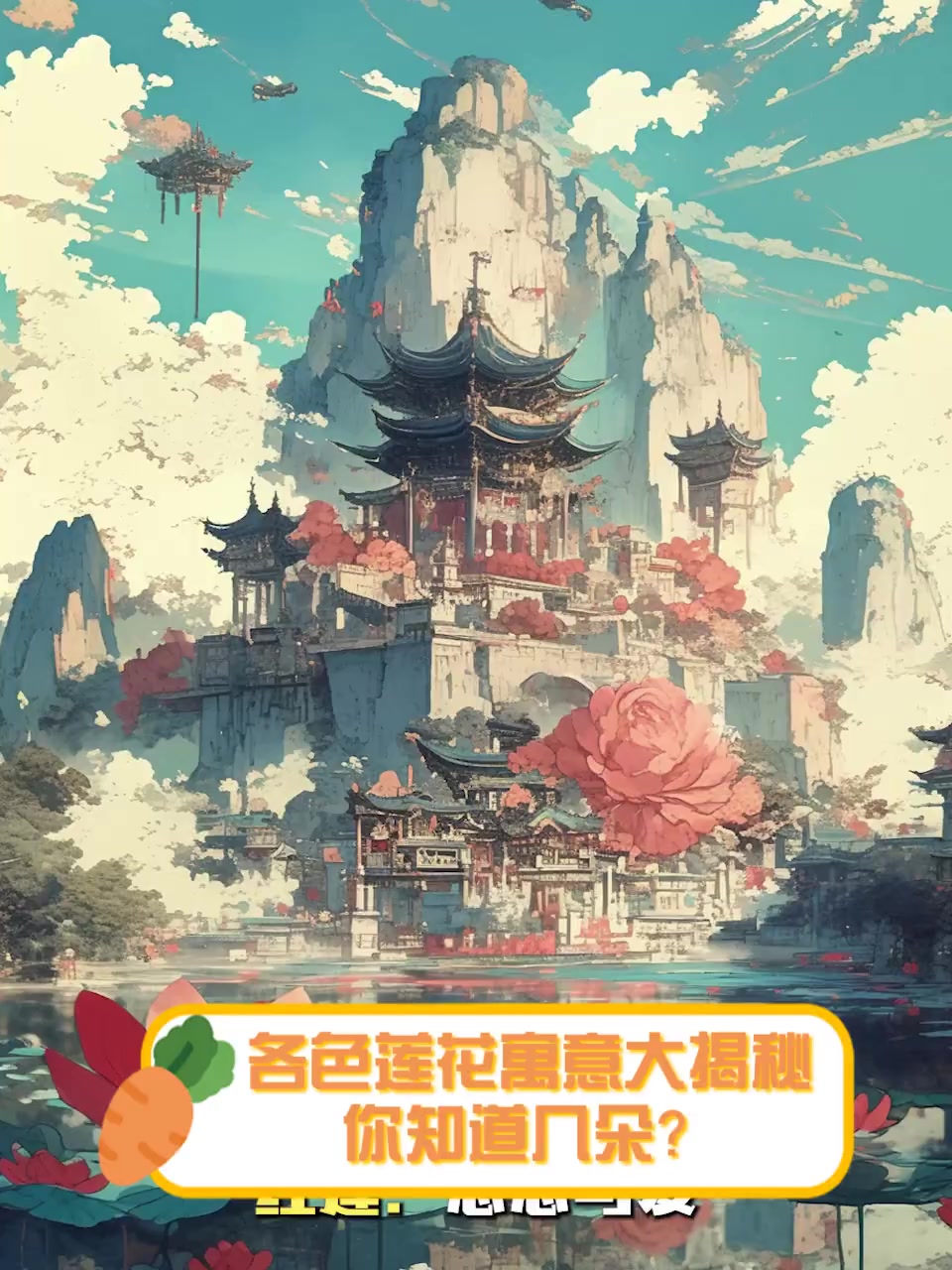 各色莲花寓意大揭秘,你知道几朵?