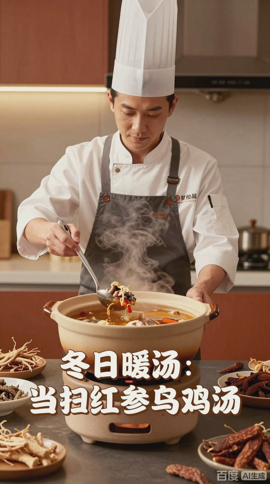 当归红参乌鸡汤,冬日暖身补血养颜