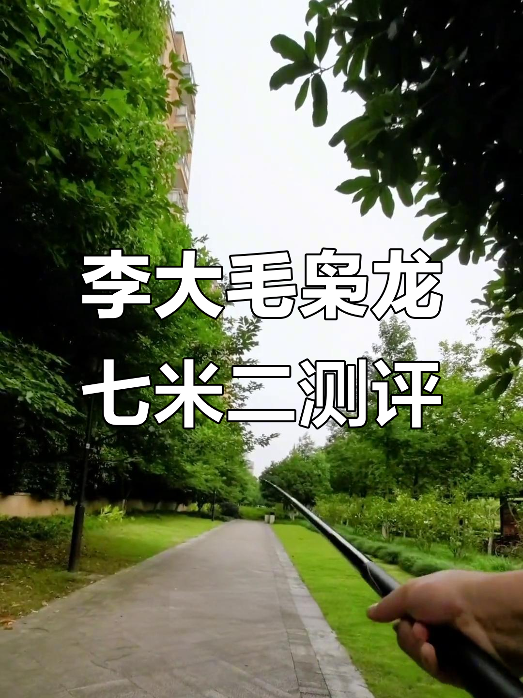 李大毛枭龙综合七米二杆子评测，轻巧钓小鲢鳙