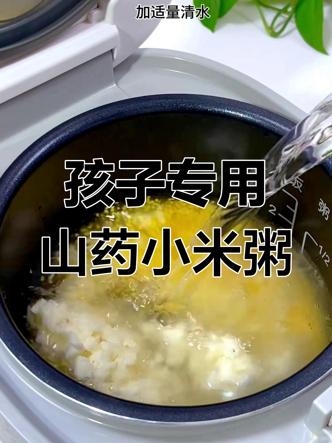 秋冬必备山药瘦肉小米粥,营养美味适合孩子