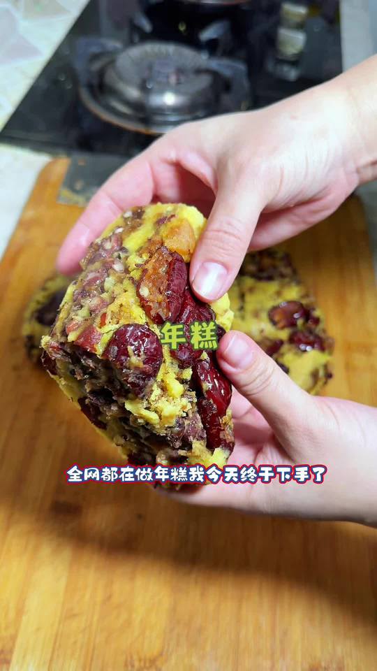 全网年味渐浓，复刻奶奶的大黄米年糕，软糯香甜