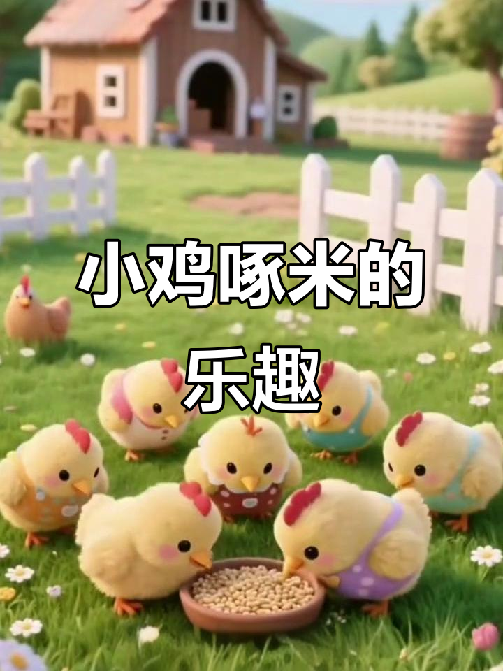 七只小鸡啄米，既学说话又认方向