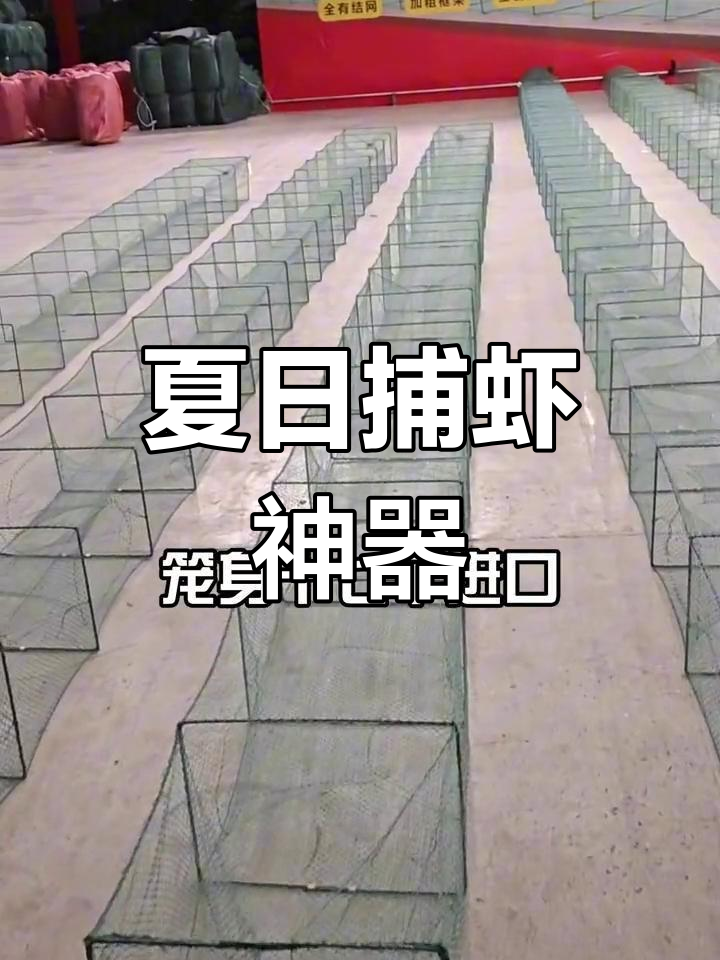 大地笼设计升级,尾仓更大,炎热夏季也能轻松捕虾!