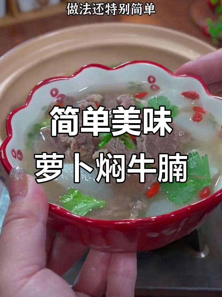 轻松做萝卜焖牛肉,汤鲜味美家常菜