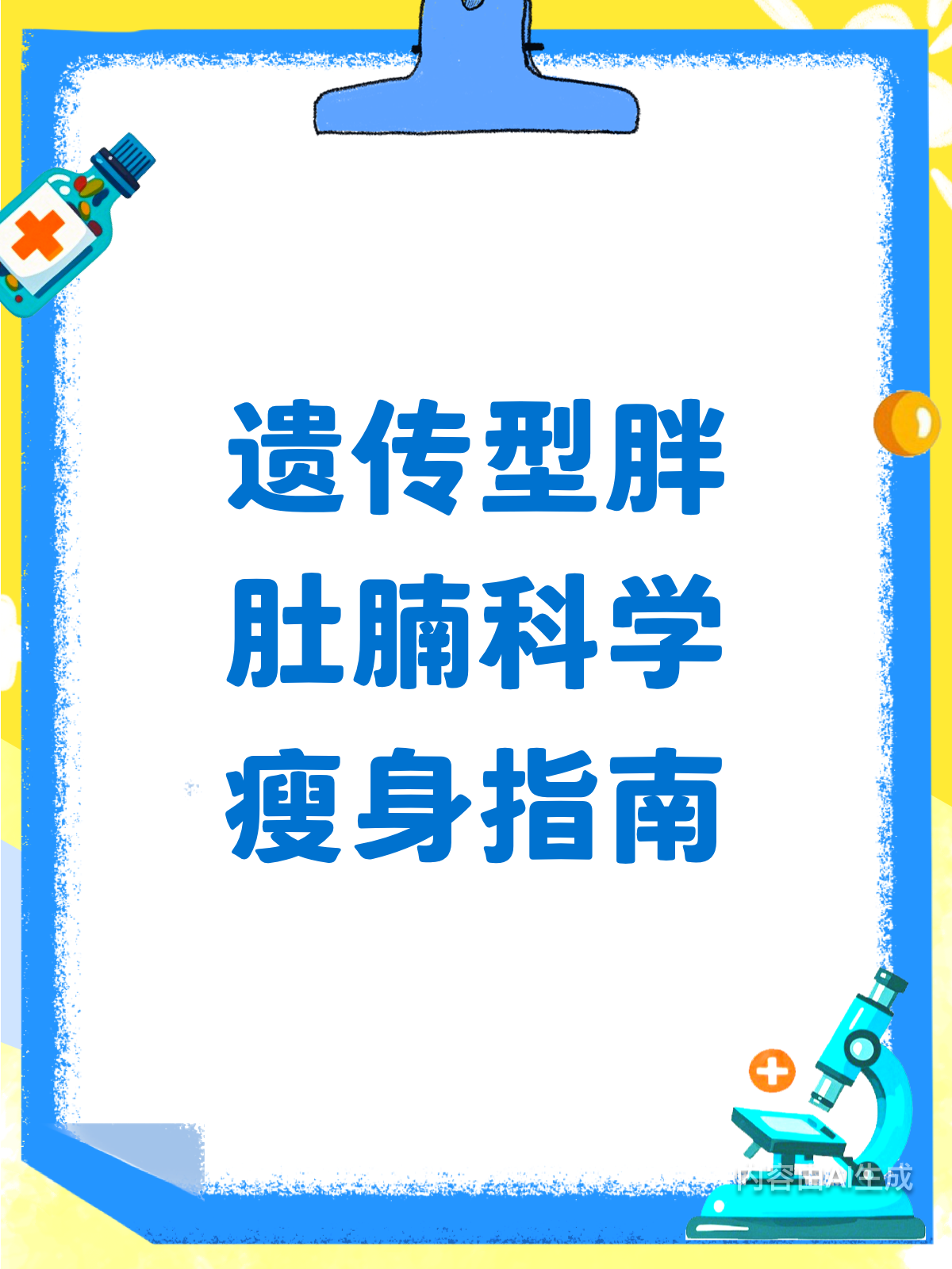 遗传型胖肚腩终于有救了!科学瘦身攻略来啦!