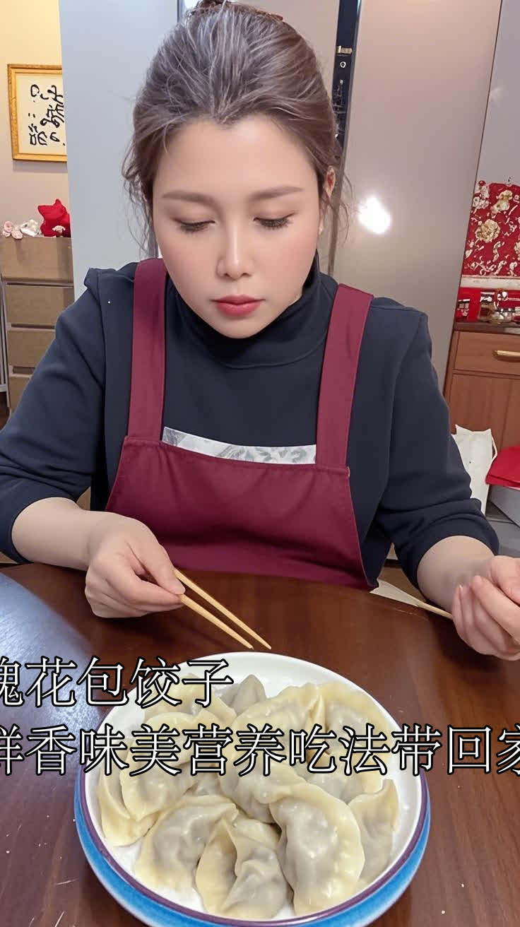 槐花包饺子,鲜香味美营养吃法带回家