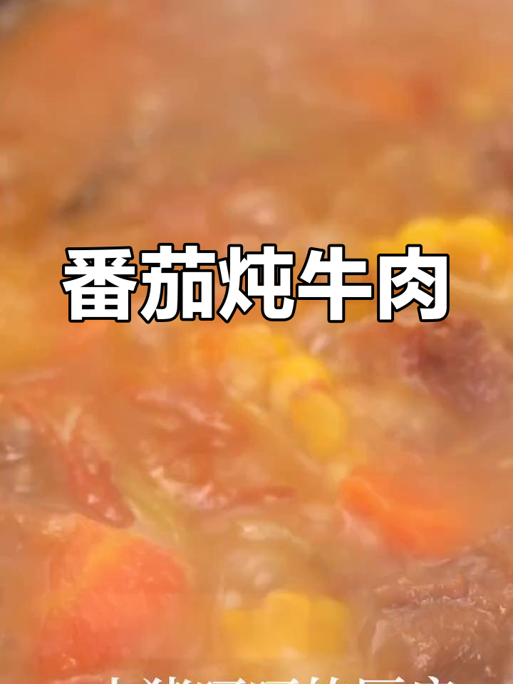 番茄蔬菜炖牛肉,软烂鲜香适合全家