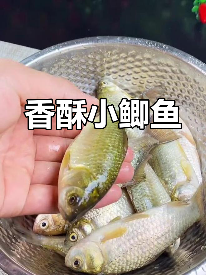 小鲫鱼炸至酥脆,连刺都能吃