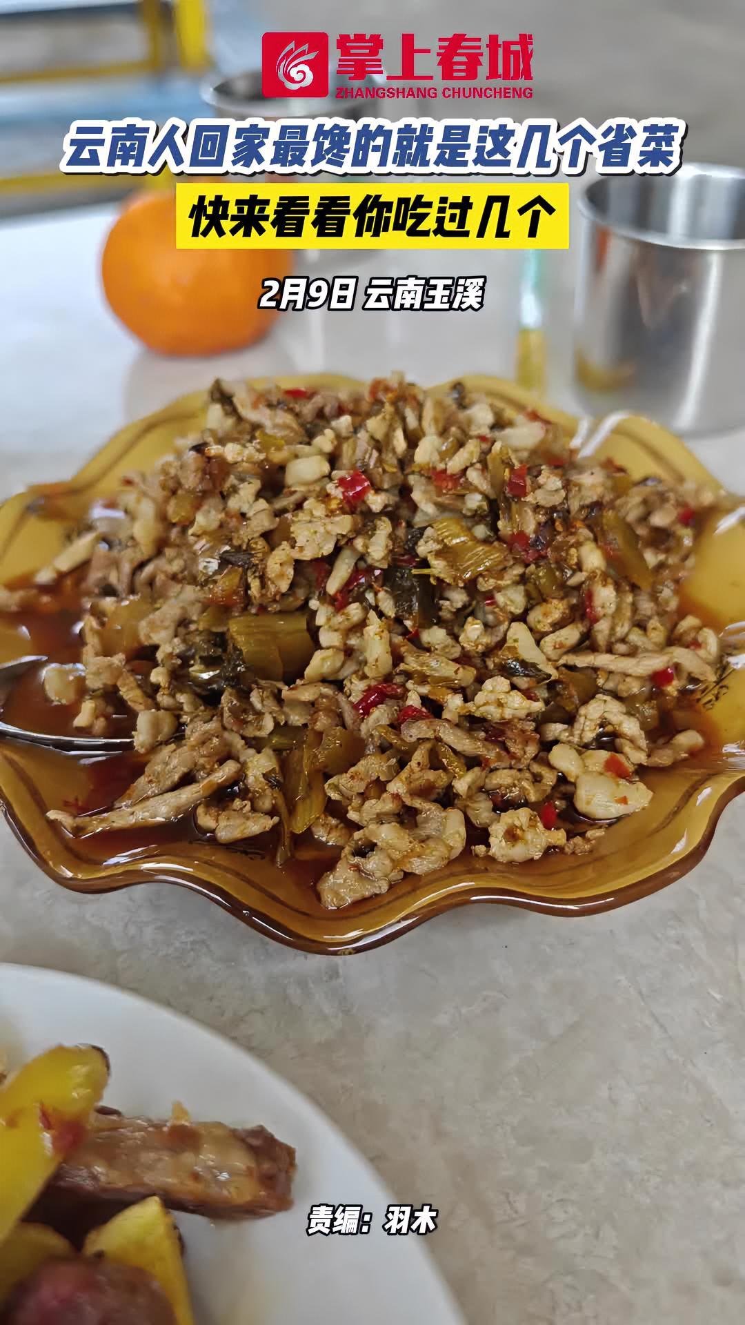 云南人回家最馋的就是这几个省菜,快来看看你吃过几个 云南美食 过年吃什么 云南味道 春节
