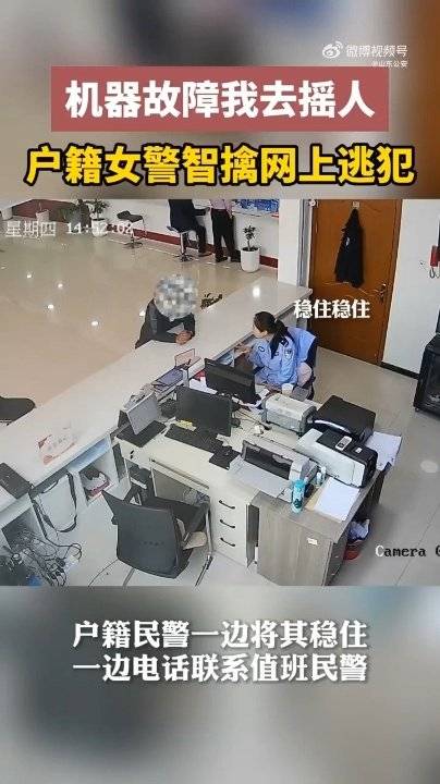 「确认过眼神,是要抓的人!户籍女警智擒在逃人员」近日,山东省乐陵市铁营镇政府服务大厅,一满