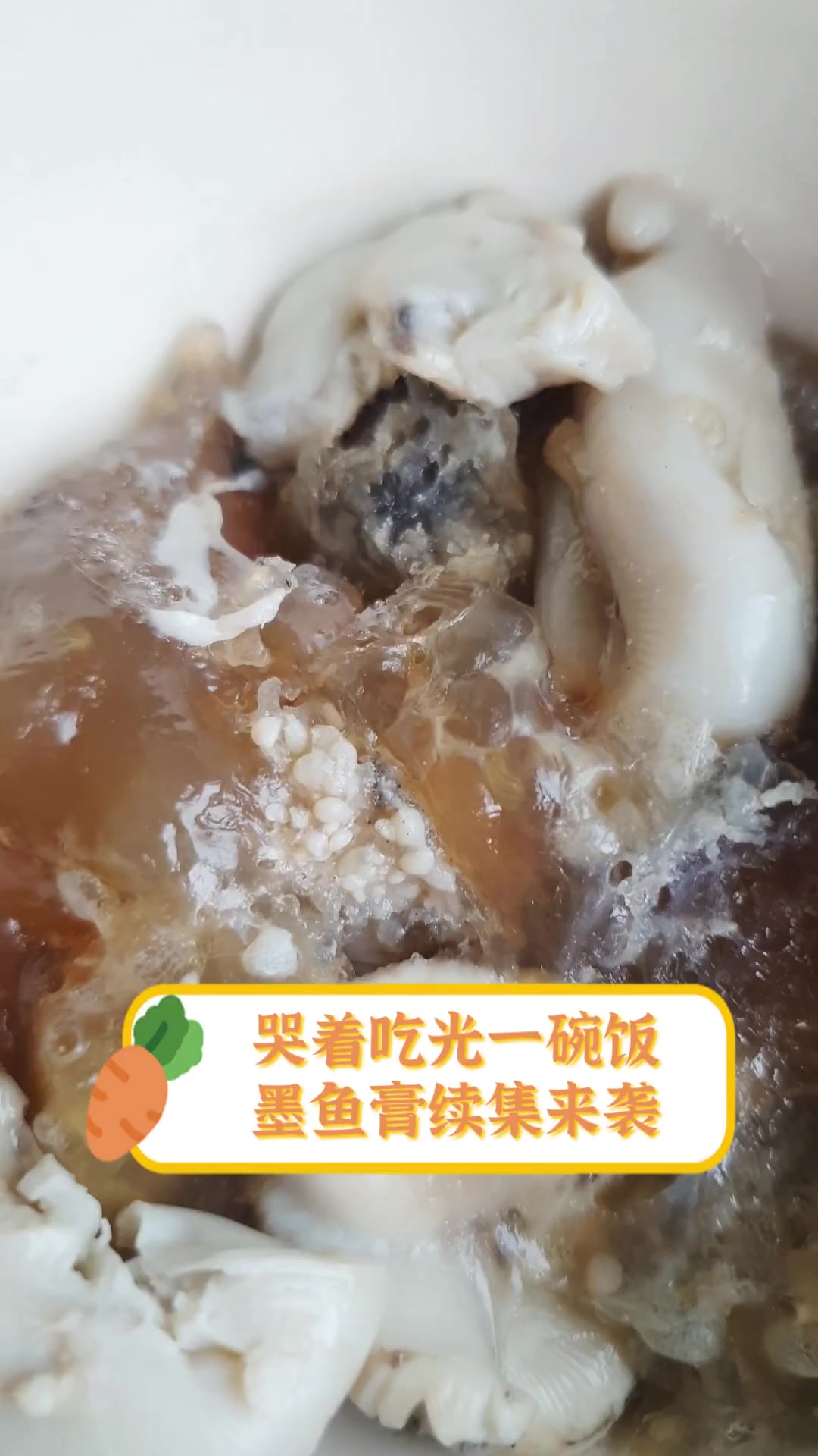 哭着吃光一碗饭,墨鱼膏续集来袭