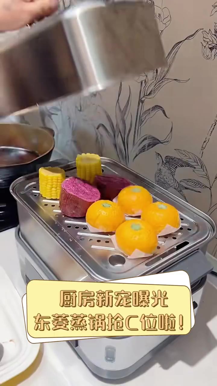 厨房新宠曝光,东菱蒸锅抢C位啦!