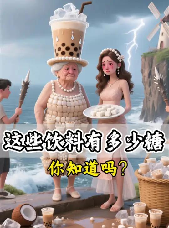 每天喝这些饮料等于吃多少方糖，你知道吗？看完秋天的第一杯奶茶还决定喝吗？控糖饮料原创动画养