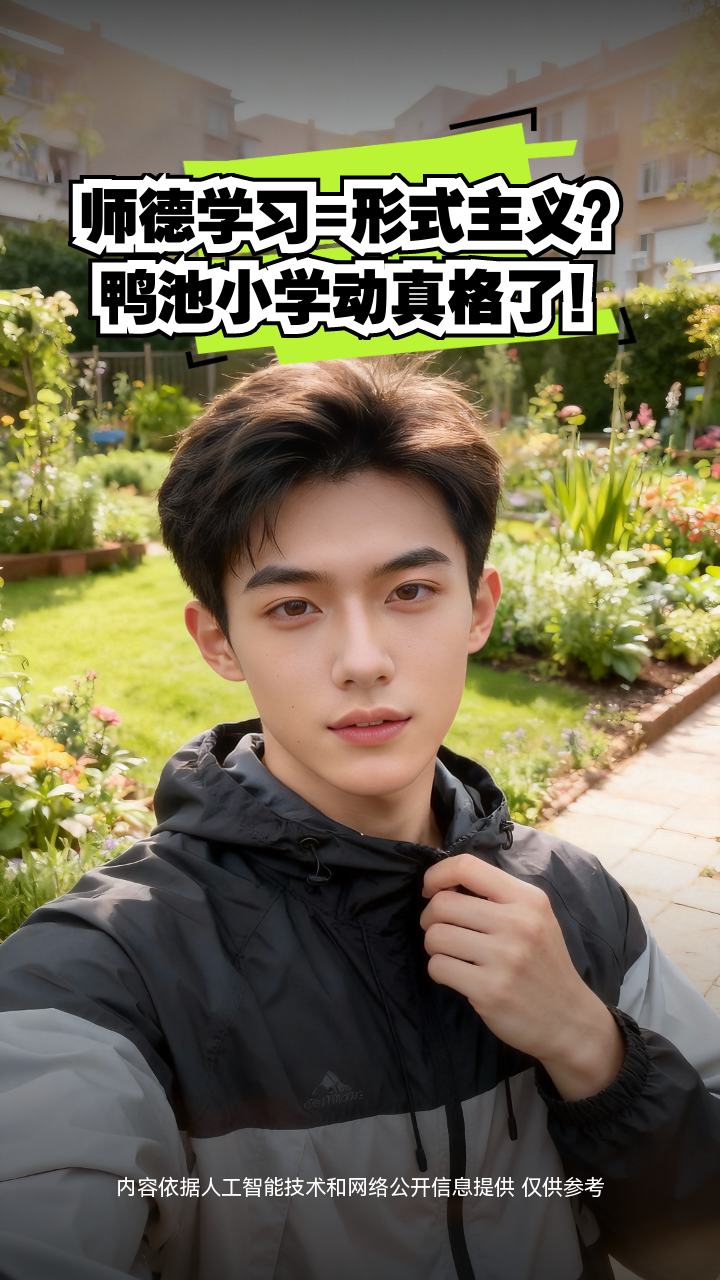 师德学习=形式主义?鸭池小学动真格了!