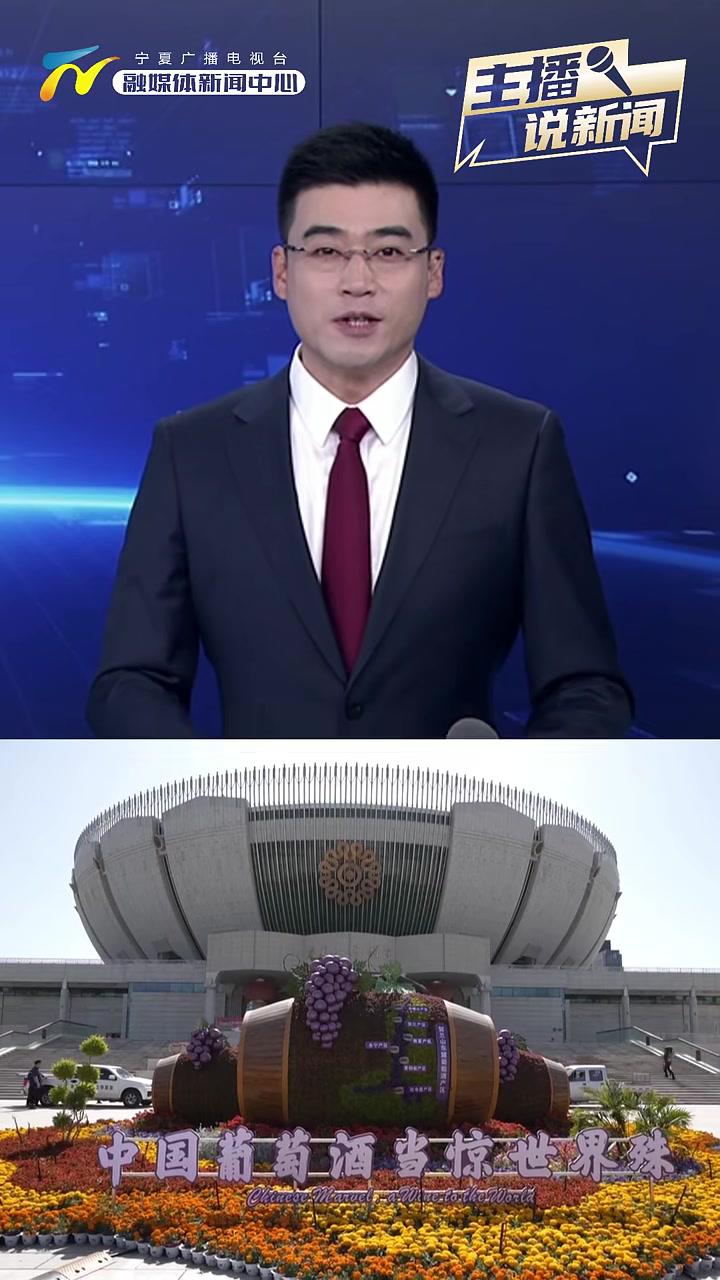 主播说新闻|塞上好风土举杯贺兰山(记者杨冬芳编辑金元)主播说新闻 宁夏 葡萄酒博览会
