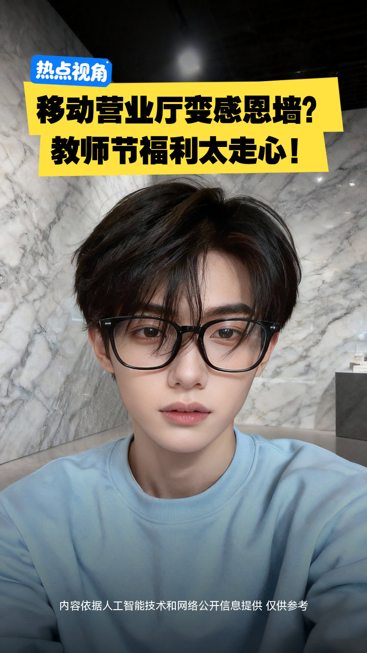 移动营业厅变感恩墙?教师节福利太走心!