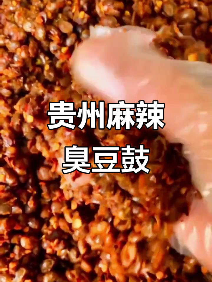 贵州麻辣半干臭豆鼓,炒腊肉火锅必备美味