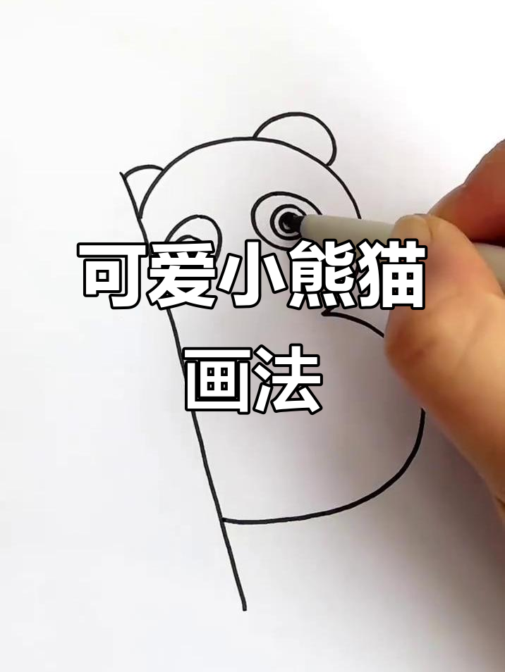 小熊猫简笔画,轻松学会!