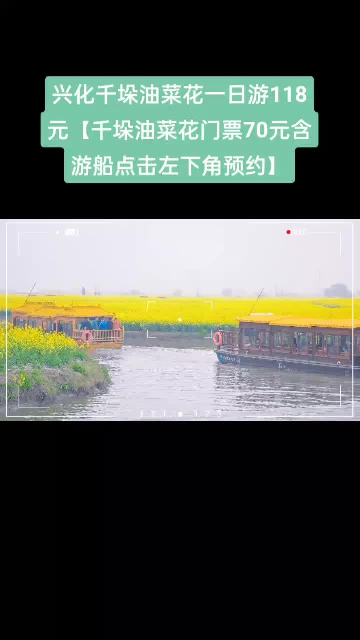 千垛景区油菜花海游玩攻略 奔向开满油菜花的春天 有一种春天叫油菜花开