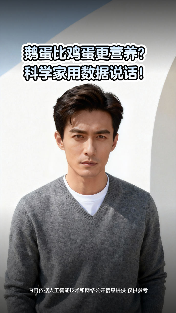 鹅蛋比鸡蛋更营养?科学家用数据说话!