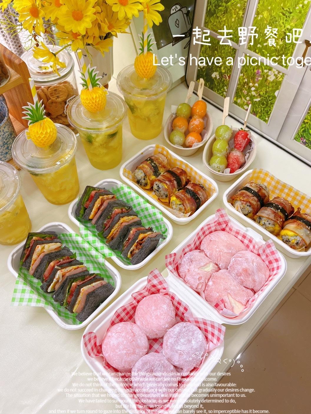 春日下午茶!带着孩子共赴一场春天的约会!野餐 露营 下午茶 治愈系美食 谁懂这一口的好吃程