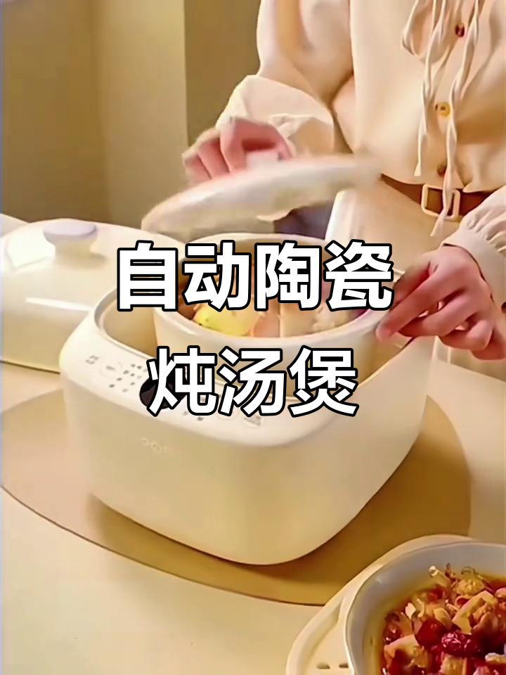 苏泊尔隔水炖汤煲,自动陶瓷电炖锅,燕窝粥轻松做