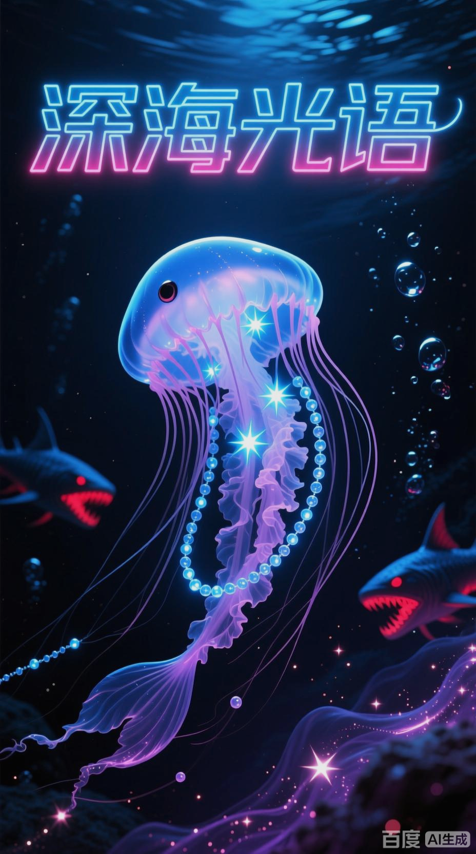深海灯笼鱼：幽暗中的星河
