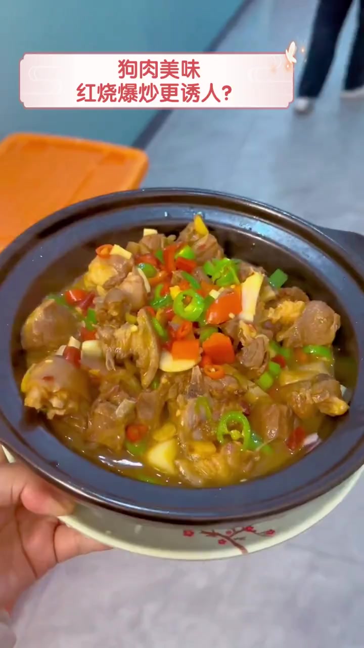 狗肉美味,红烧爆炒更诱人?