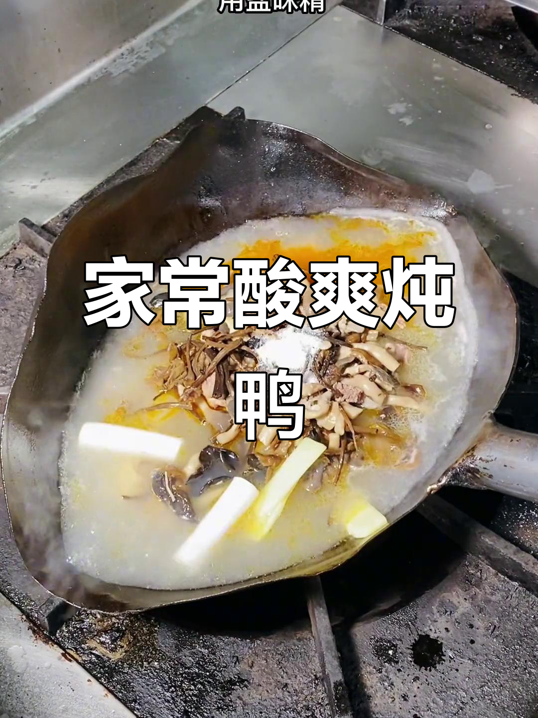 酸萝卜炖鸭,清爽开胃,家常美味轻松做!