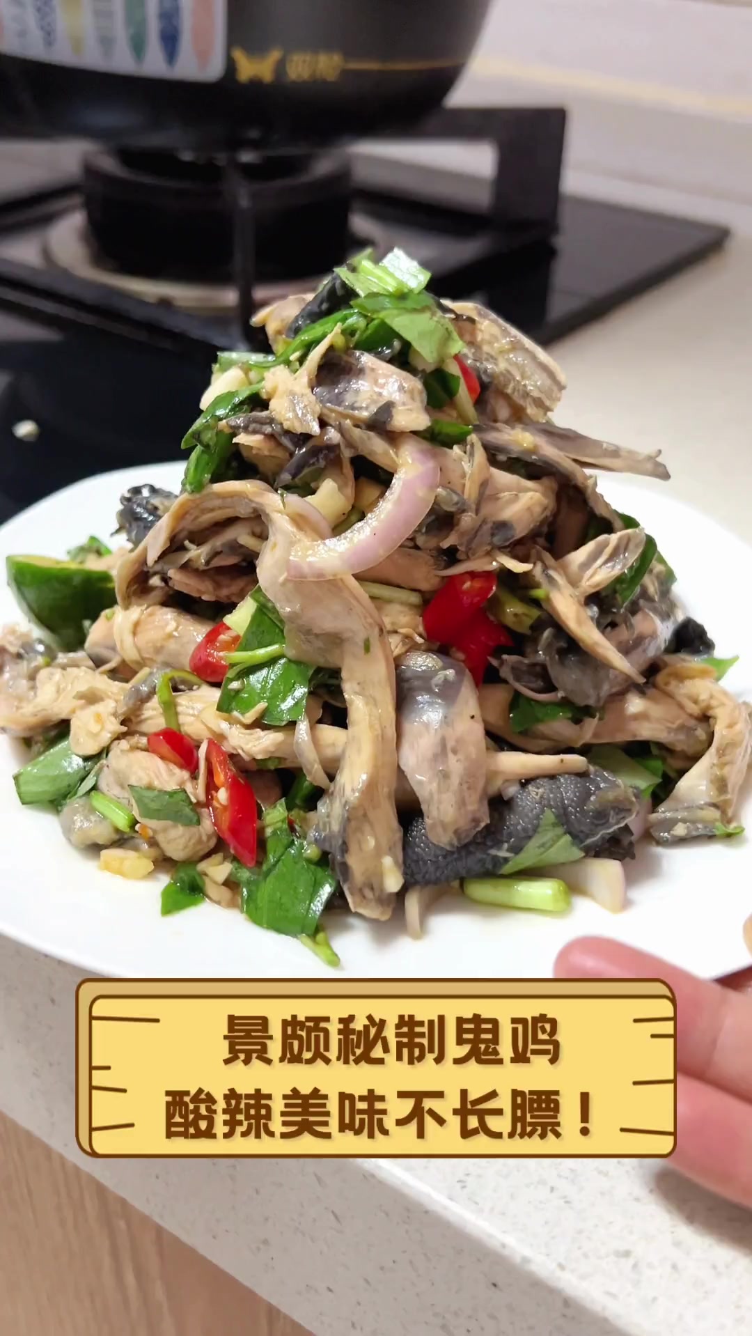 景颇秘制鬼鸡,酸辣美味不长膘!