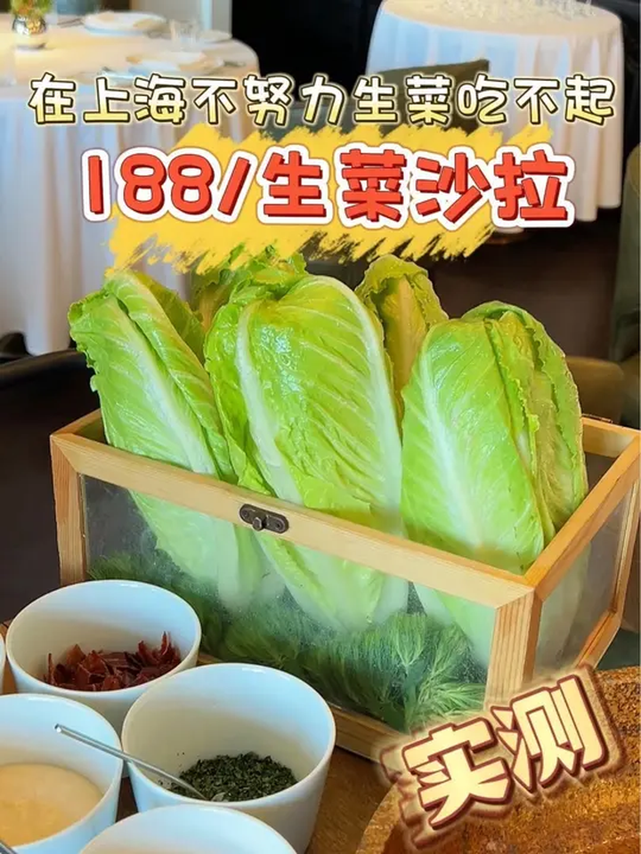 在上海不努力生菜都吃不起了……