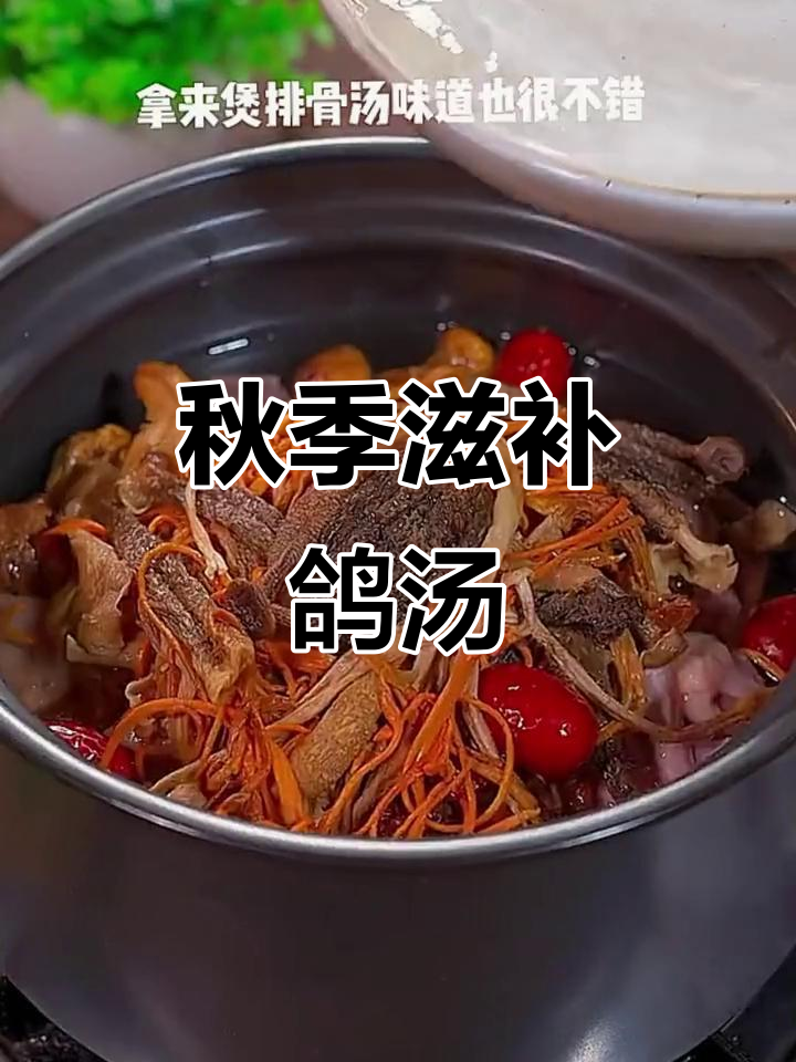 秋季滋补,鸽子汤温暖又美味,孩子喝了身体棒棒!