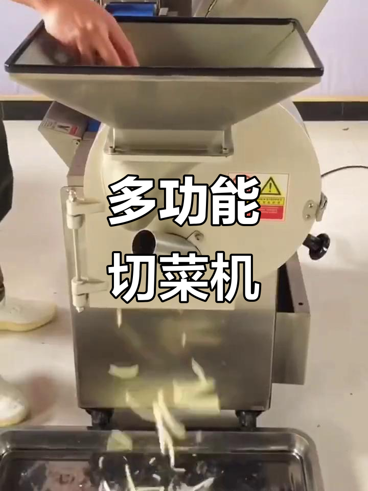 台湾双头切菜机,轻松调换刀盘,切片、切丝一气呵成