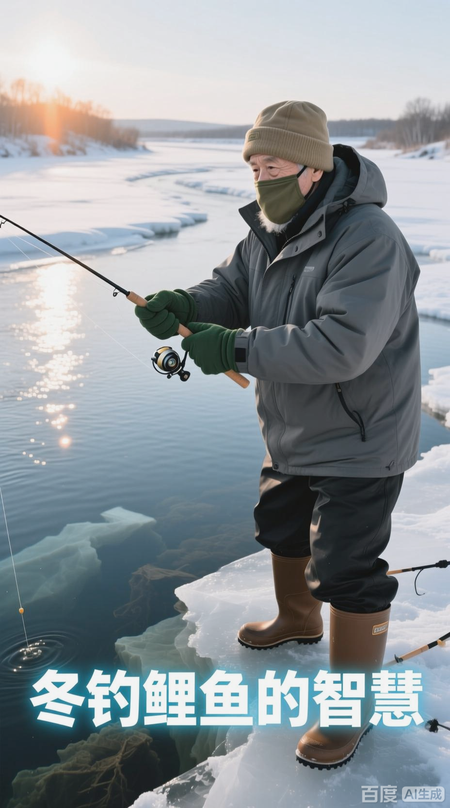 冬季野钓鲤鱼，找准暖窝是关键
