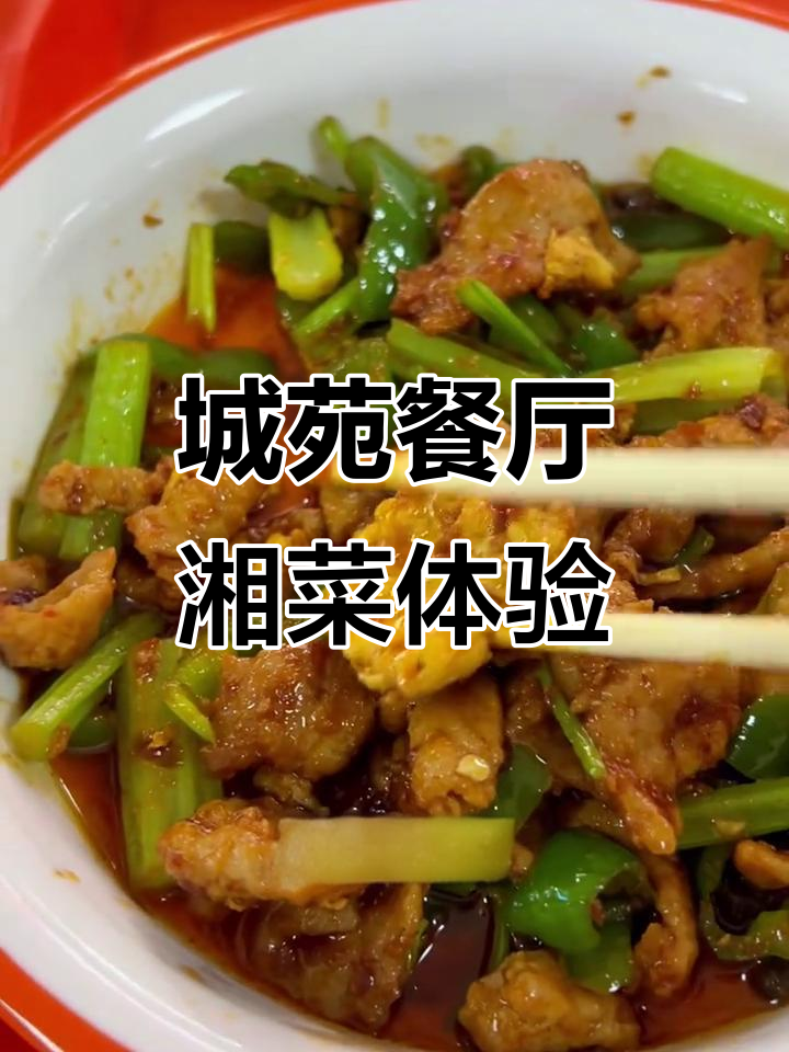大学食堂湘菜小炒,米饭搭配超有味